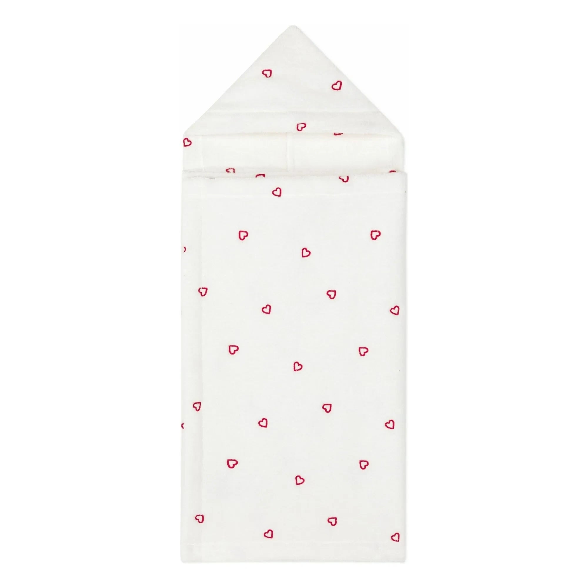 Petit Bateau - Capa de baño Corazones | Crudo