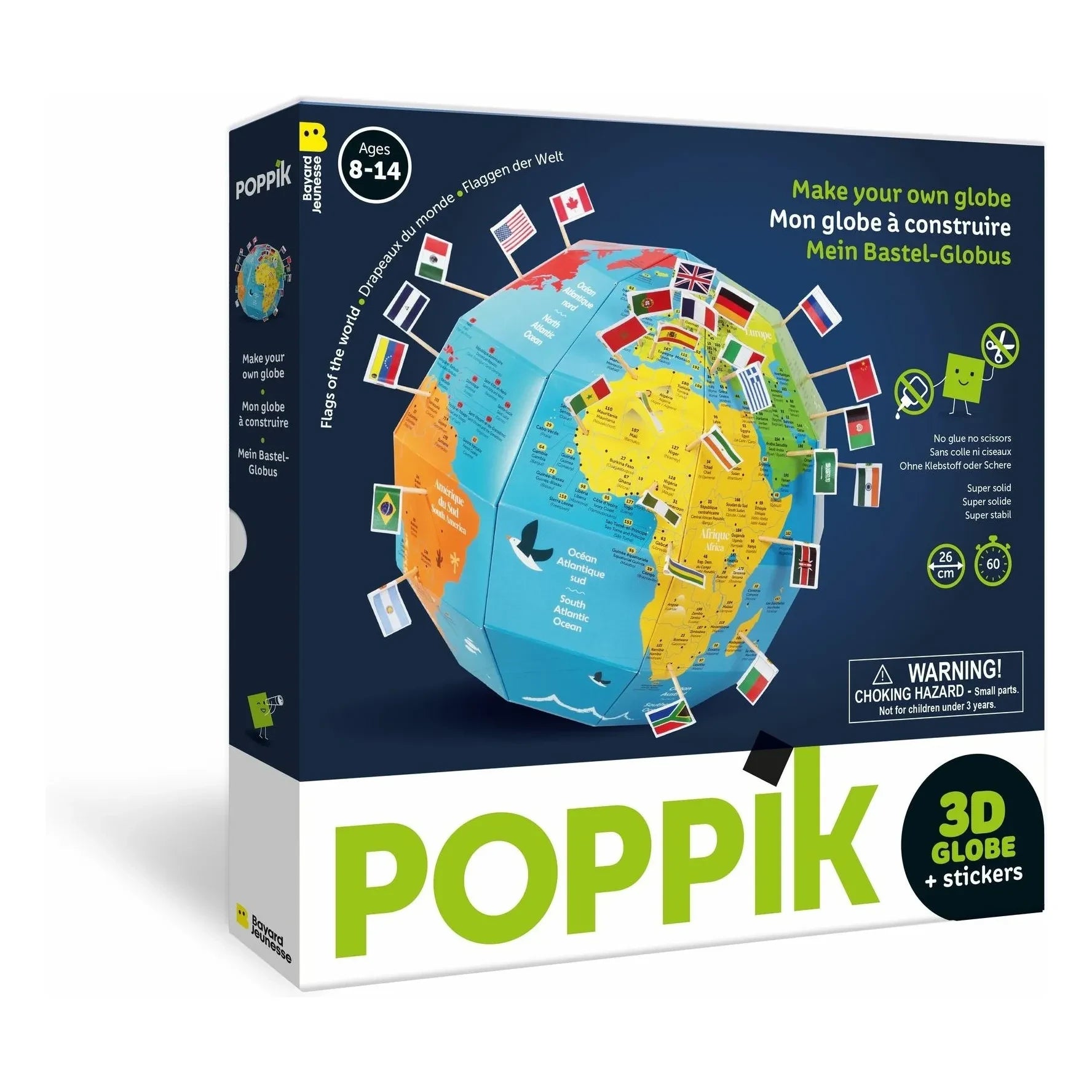 Poppik - Construcción de banderas con el globo terráqueo