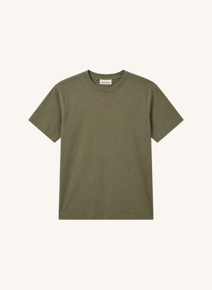 Smallable Man - Solal Camiseta de Algodón Orgánico | Caqui