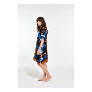 Mapoésie - Elia Pavot Vestido de Algodón | Azul