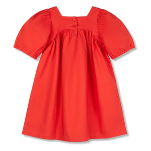 Wynken - Vestido plano mullido | Rojo