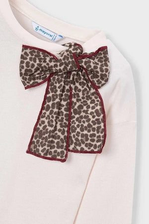 Blusa de manga larga de algodón para niños Mayoral