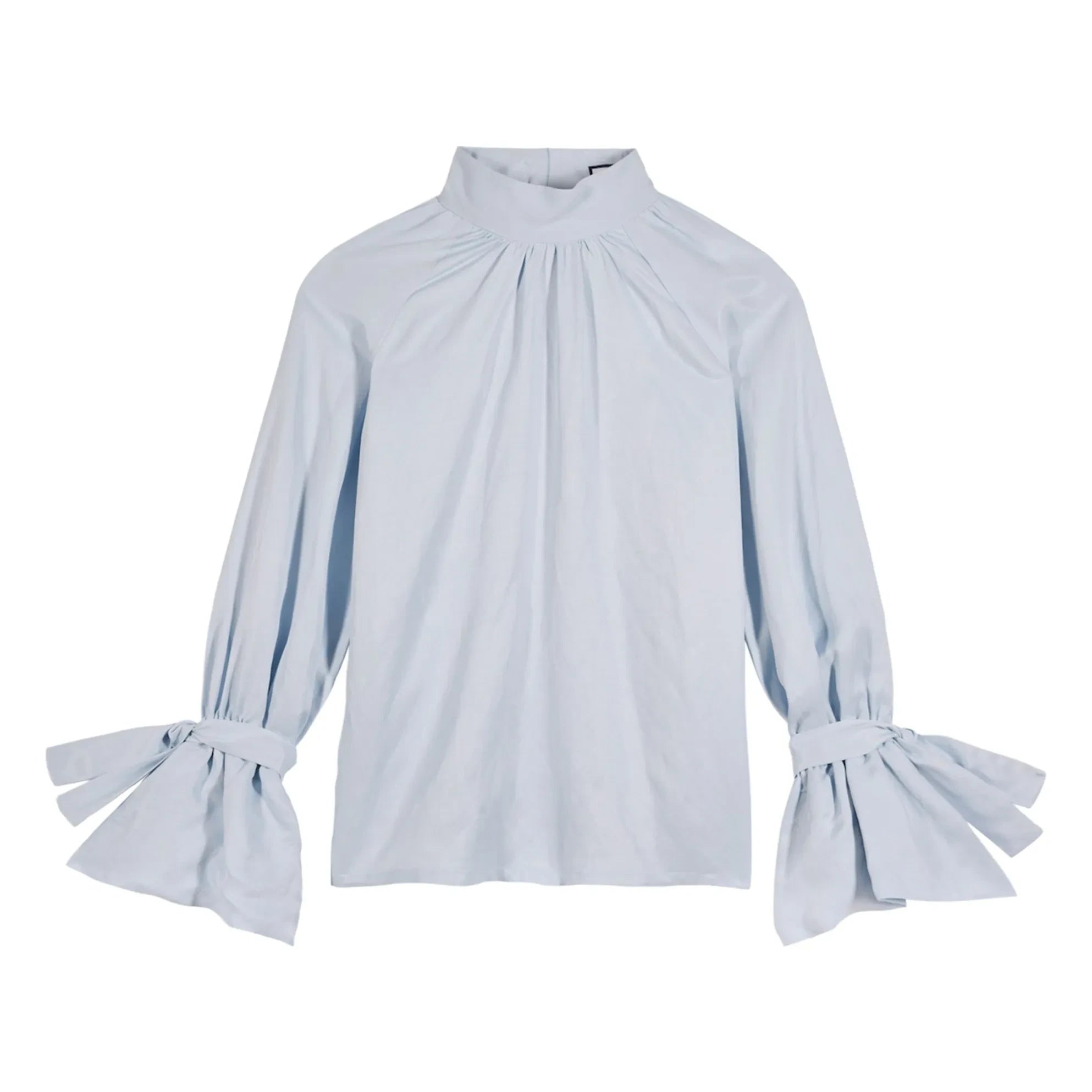 Maria de la Orden - Blusa de fibra reciclada Bosco | Azul claro