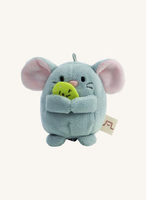 Nici - Juguete de Peluche Nibbli con Disfraz de Patatas Fritas | Gris