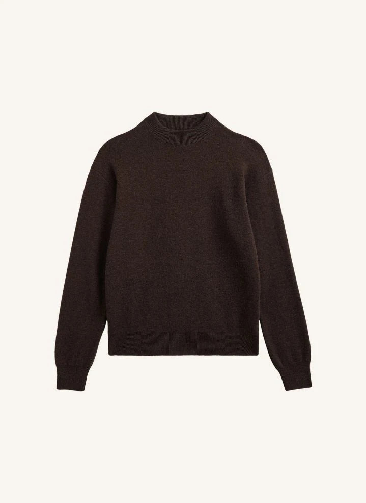 Homecore - Liam Jersey de Lana | Marrón oscuro
