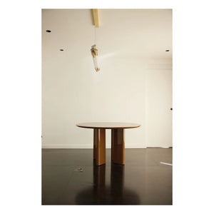Gabrielle Paris - Mesa de comedor redonda Joe | Caramelo