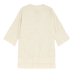 OAS - Vestido con textura Miki Fosca | Crudo