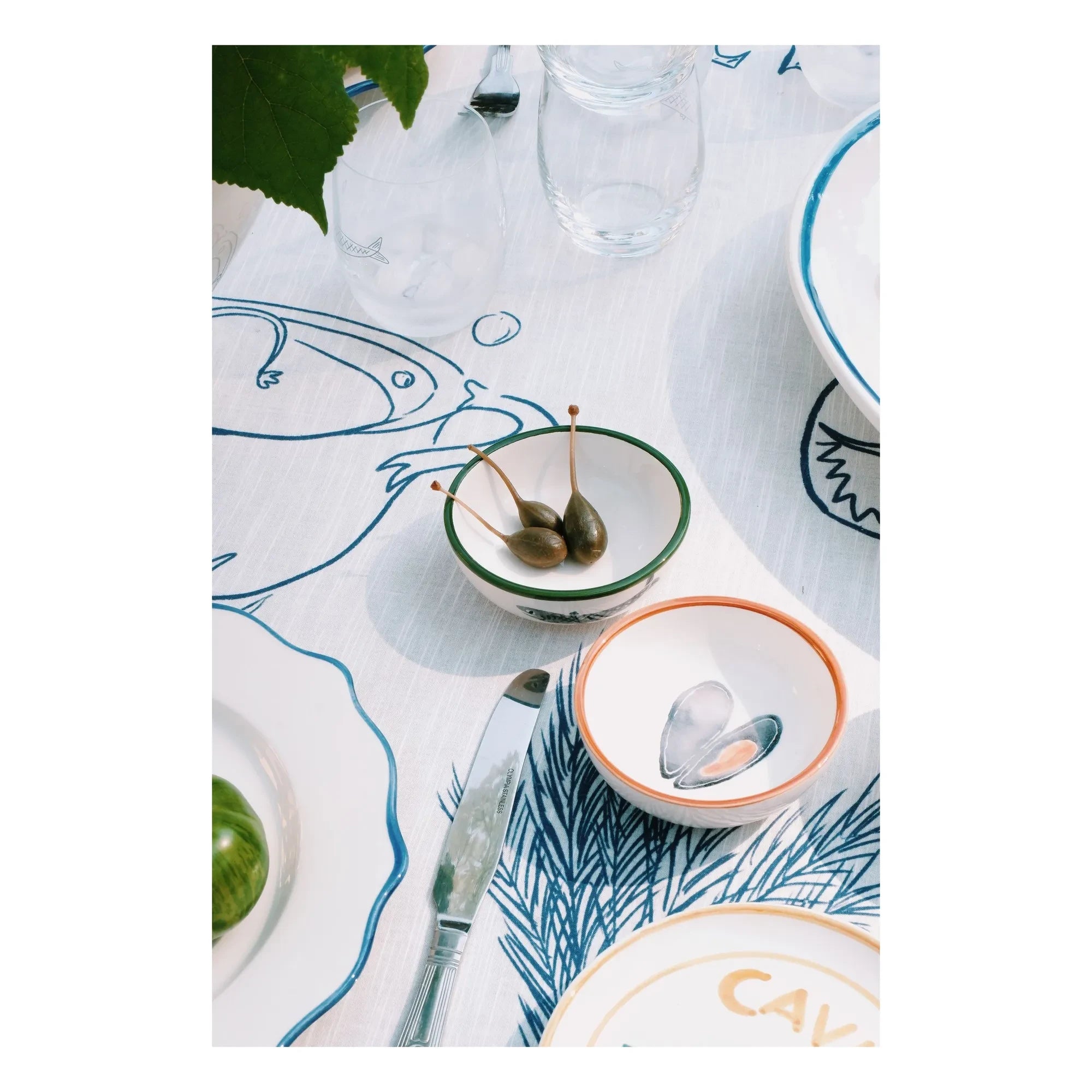 Anna + Nina - Cuenco de Sardinas | Azul