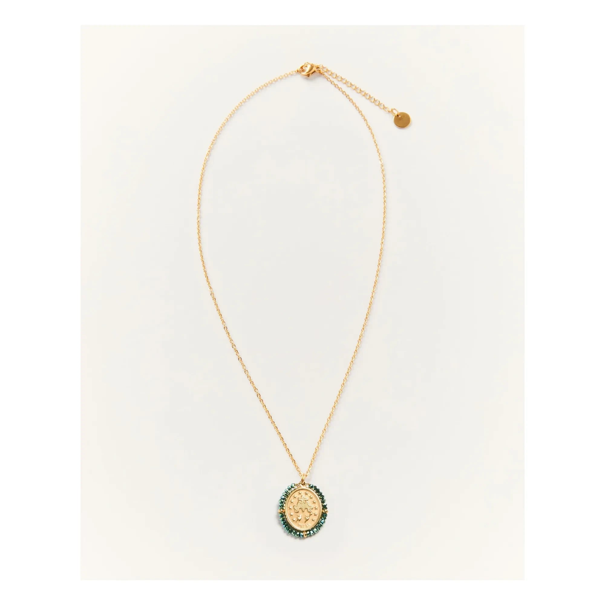 Palas - Collar brillante Santa María | Azul Verde