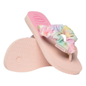 Havaianas - Chanclas de dedo con plumas para bebé | Rosa