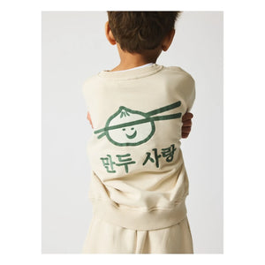 brunobruno nation - Norah Organik Pamuklu Sweatshirt | Kirli beyaz