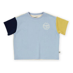 Goldie + Ace - Camiseta oversize gruesa | Azul claro
