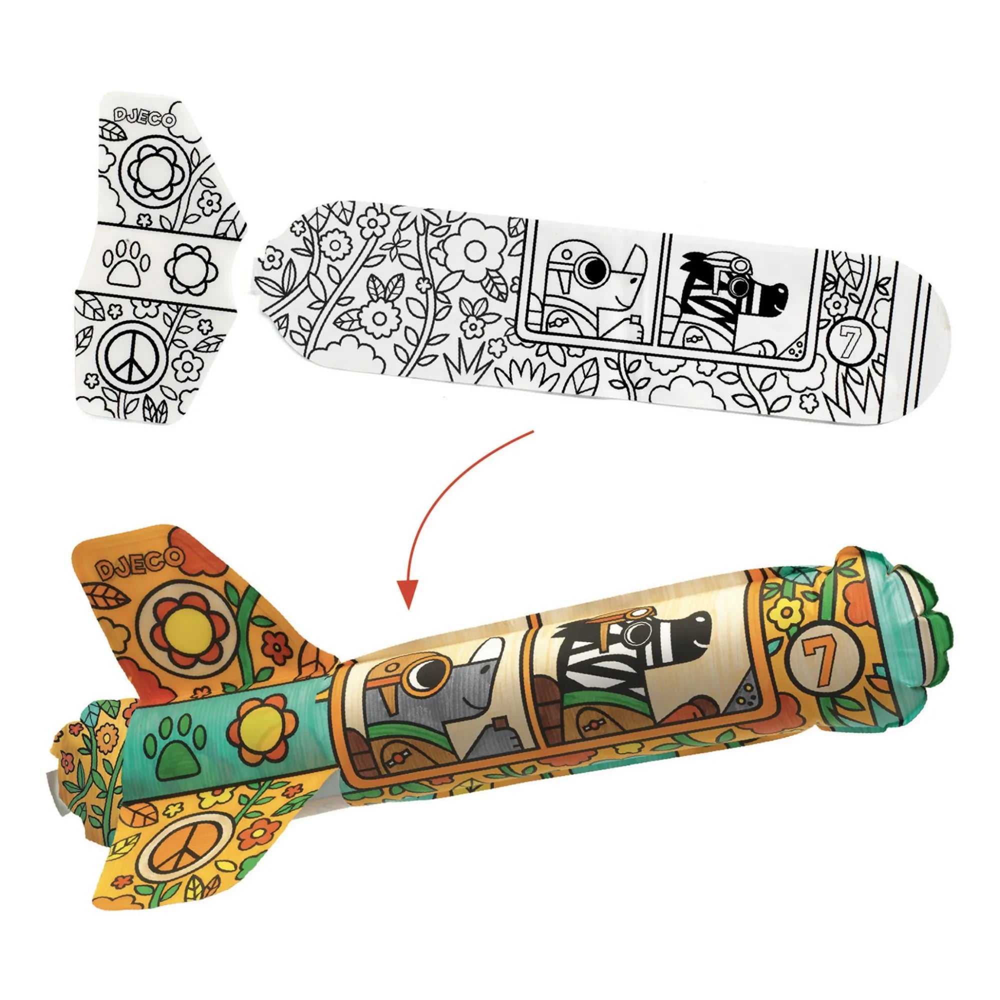 Djeco - Actividad de pintura Hazlo tú mismo Sky