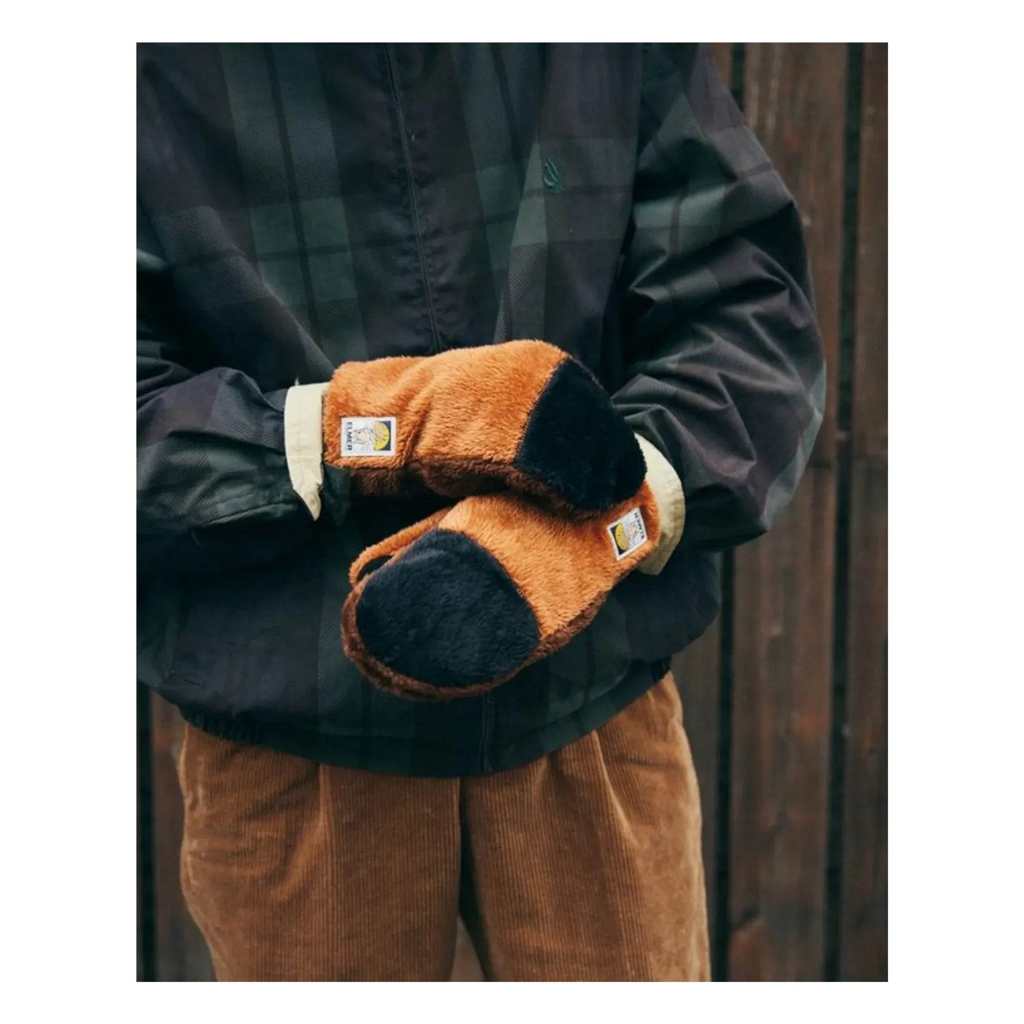 Elmer by Swany - Guantes abrazables para cachorros | Rojo ladrillo