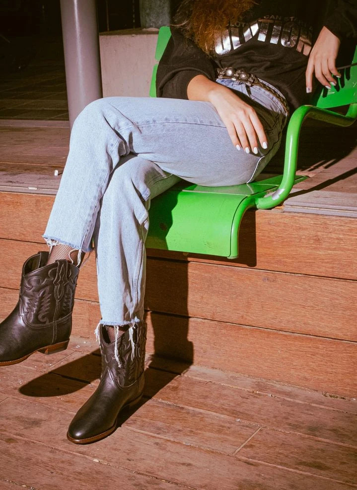 Shiloh Heritage - Botas de Cuero Early Midnight | Negro