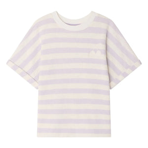 Bonpoint - Camiseta Farah de cerezas a rayas | Crudo