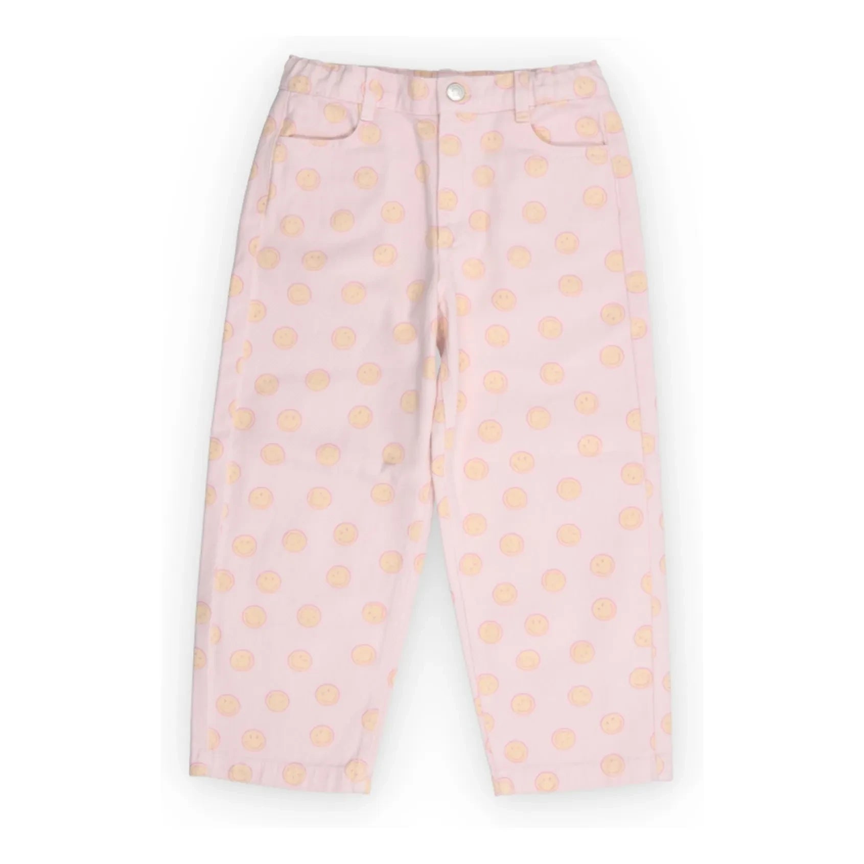the new society - Smiley Jeans de algodón BCI | Rosa claro