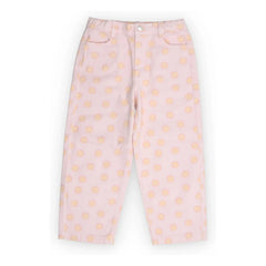 the new society - Smiley Jeans de algodón BCI | Rosa claro