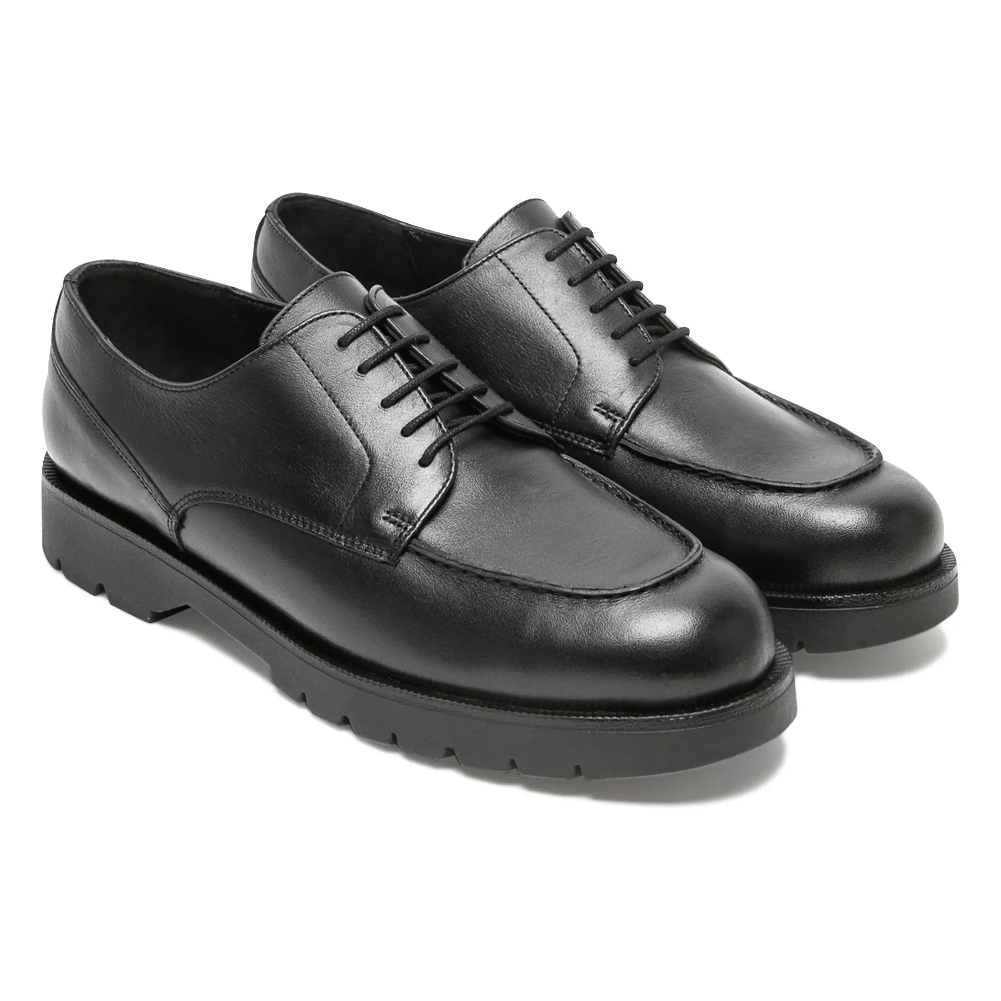 Kleman - Zapatos Derby de Piel Frodan | Negro