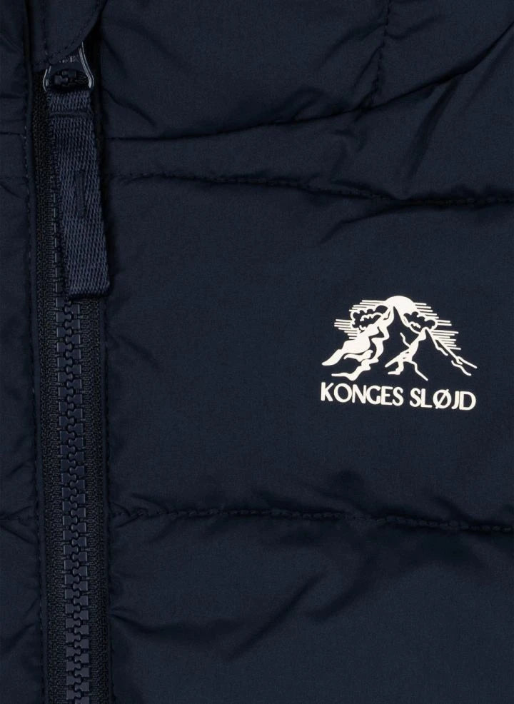 Konges Sløjd - Alpi Chaqueta acolchada con relleno de fibra reciclada | Azul noche