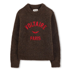 Zadig & Voltaire - Jersey de lana Voltaire Paris | Marrón