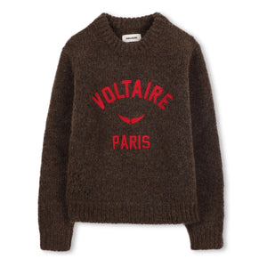 Zadig & Voltaire - Jersey de lana Voltaire Paris | Marrón