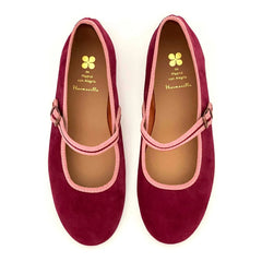 Hermosilla - La Muette Bailarinas de ante - Colección Mujer | Burdeos