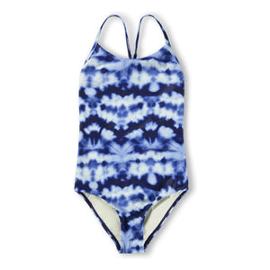 Molo - Nanna Tie-Dye Traje de baño de fibra reciclada | Azul