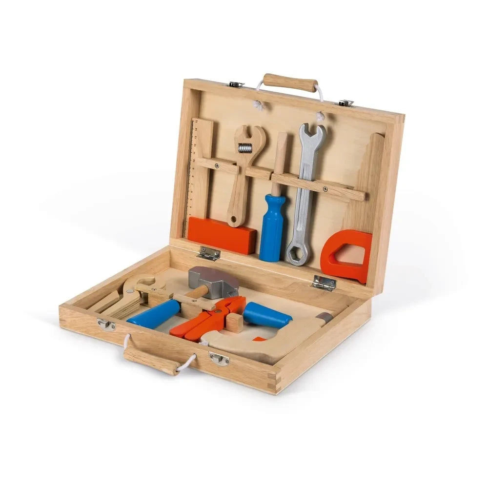 Janod - Caja de herramientas Brico Kids - 9 piezas