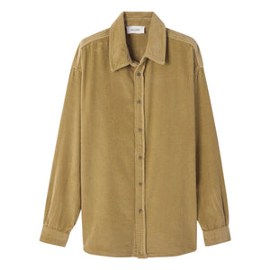 American Vintage - Camisa de terciopelo Padow | Caqui claro