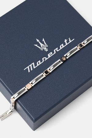 Pulsera MASERATI de CERÁMICA y cristal para hombre de acero inoxidable