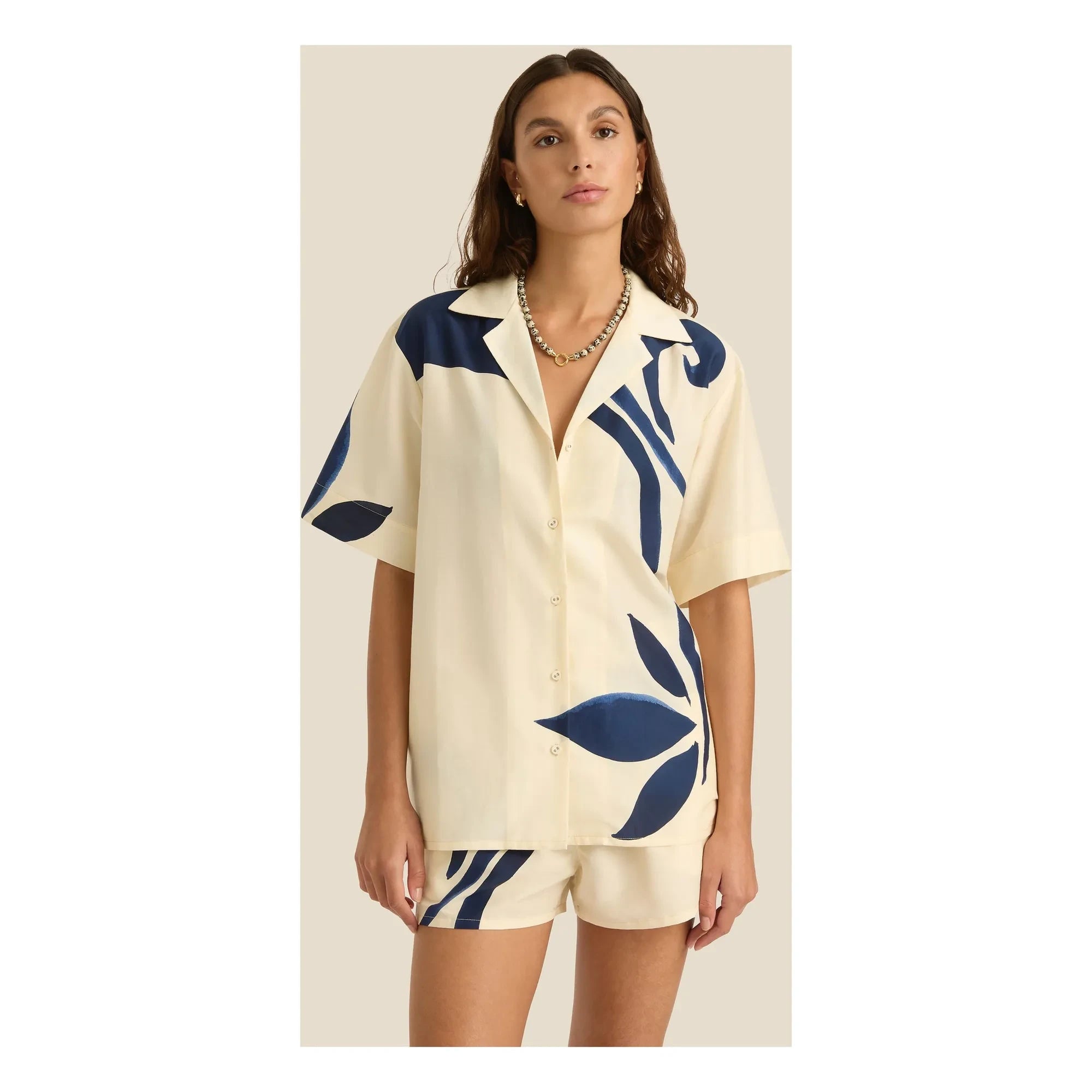 Soleil Soleil - Camisa de seda Margot | Crudo