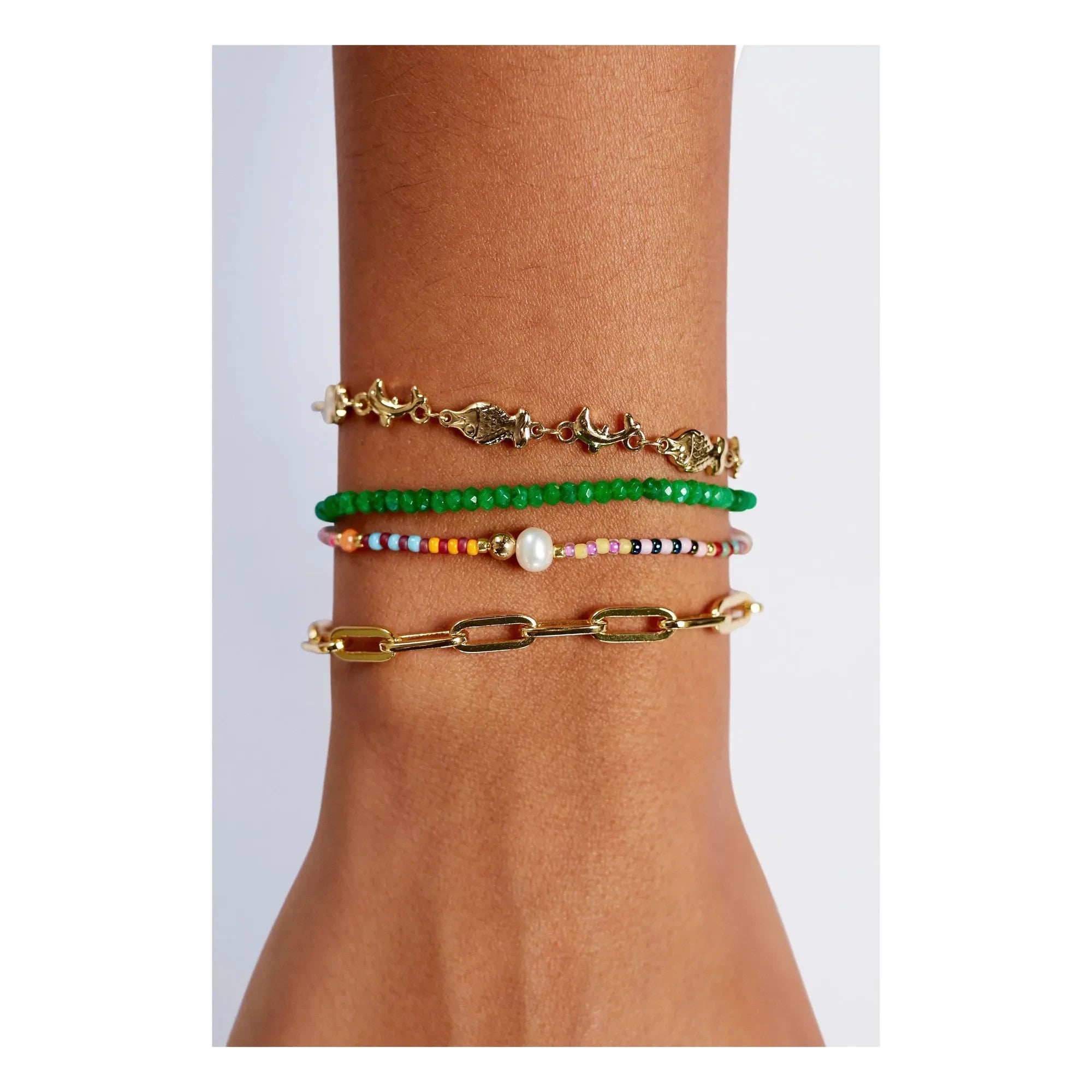 Anni Lu - Pulsera Tan Çizgisi | Jade