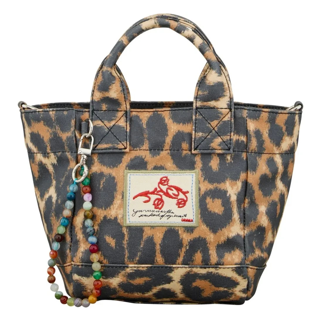 Becksöndergaard - Bolso de algodón Leopa Gabby | Negro