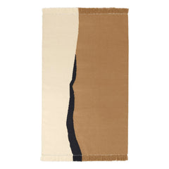 Ferm Living - Alfombra de lana Soil Kelim | Arena