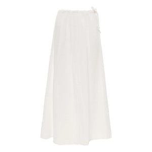 Número 74 - Falda Larga Ava - Colección Mujer | Blanco S001