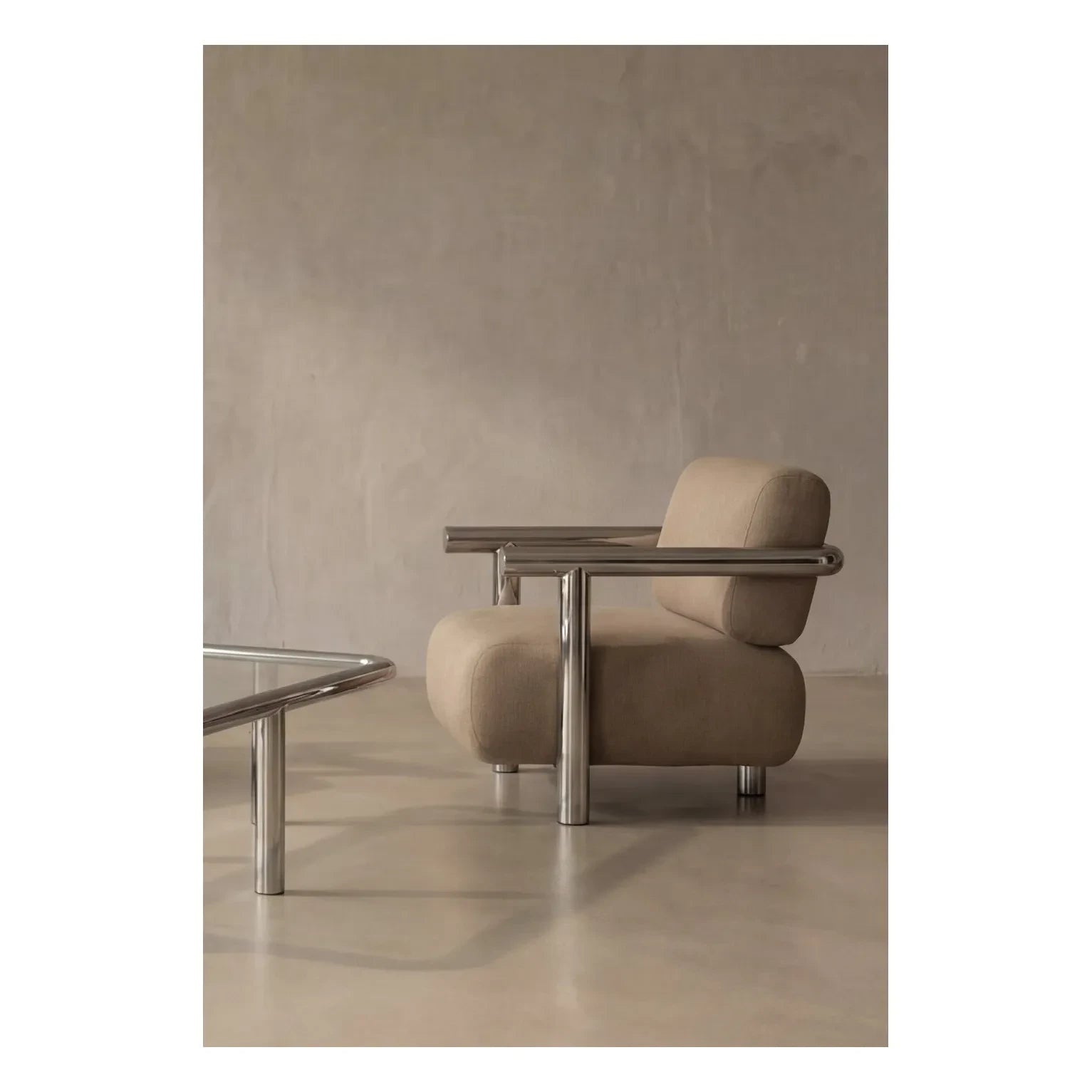 Gabrielle Paris - Sillón de Terciopelo Claude 70 | Marrón
