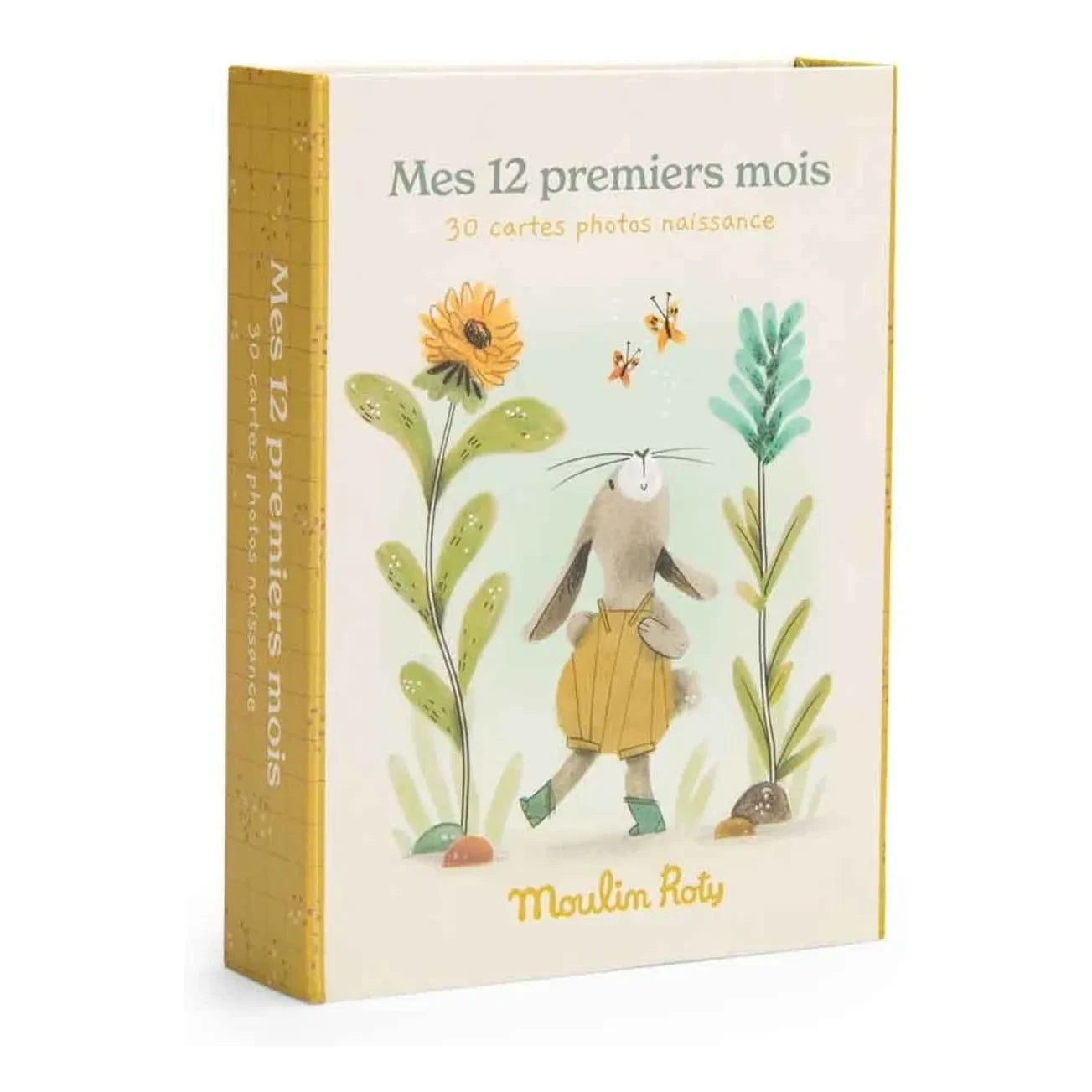 Moulin Roty - Tarjetas de hitos - Tres pequeños conejitos