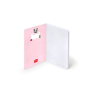 Legami - A6 Çizgili Resimli Sert Kapaklı Defter - Panda