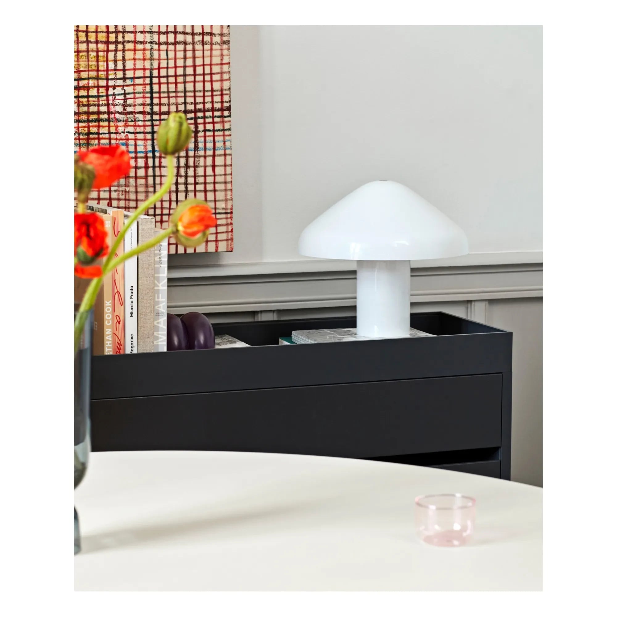 Hay - Lámpara de mesa Pao Opal | Blanca