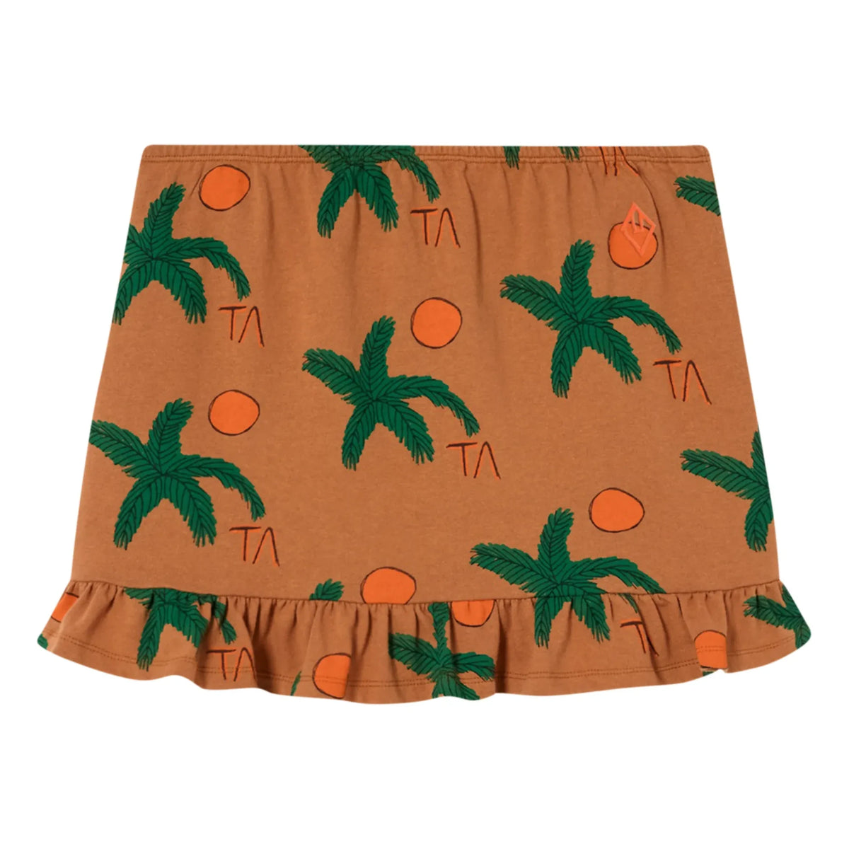 The Animals Observatory - Ferret Falda de jersey con palmera | Caramelo