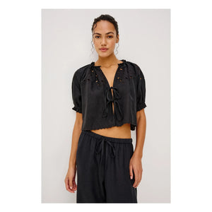 Rails - Blusa bordada Lizbeth | Negro