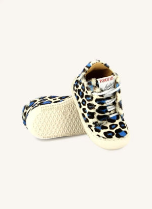 Pom d'Api - Yaka Speed Leopard Sneakers | Beyaz