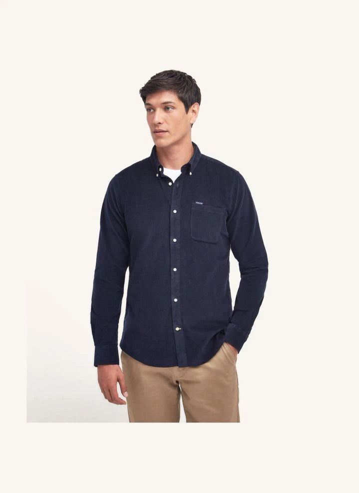 Barbour - Camisa de terciopelo Ramsey | Azul marino