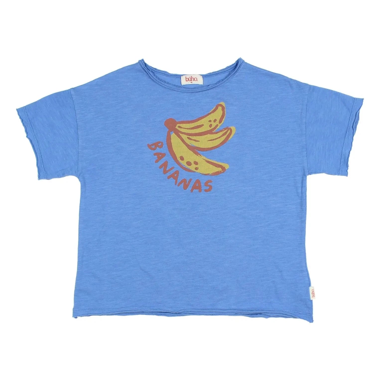 Búho - Camiseta de algodón orgánico Muz | Azul celeste