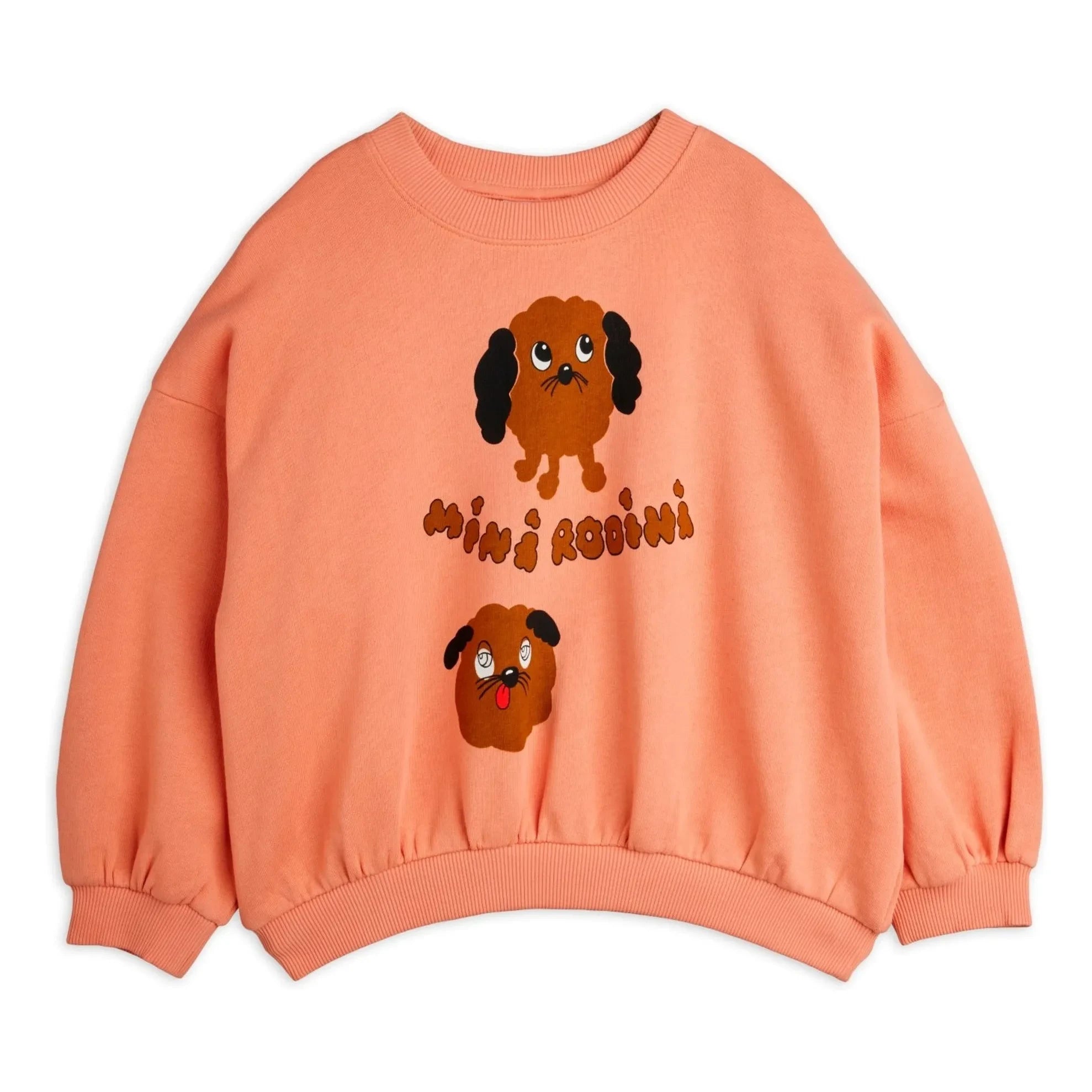 Mini Rodini - Sudadera de algodón orgánico Doggies | Rosa