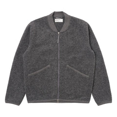 Universal Works - Chaqueta bomber de lana con cremallera | Gris