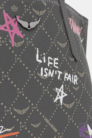 Zadig&Voltaire Bolso Tote de Piel Sintética para Mujer Z SHOPPER MONOGRAM TAG