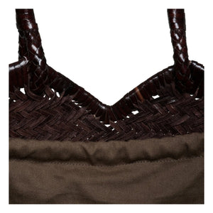 Vipera - Bolso tote Crudelia de piel | Chocolate