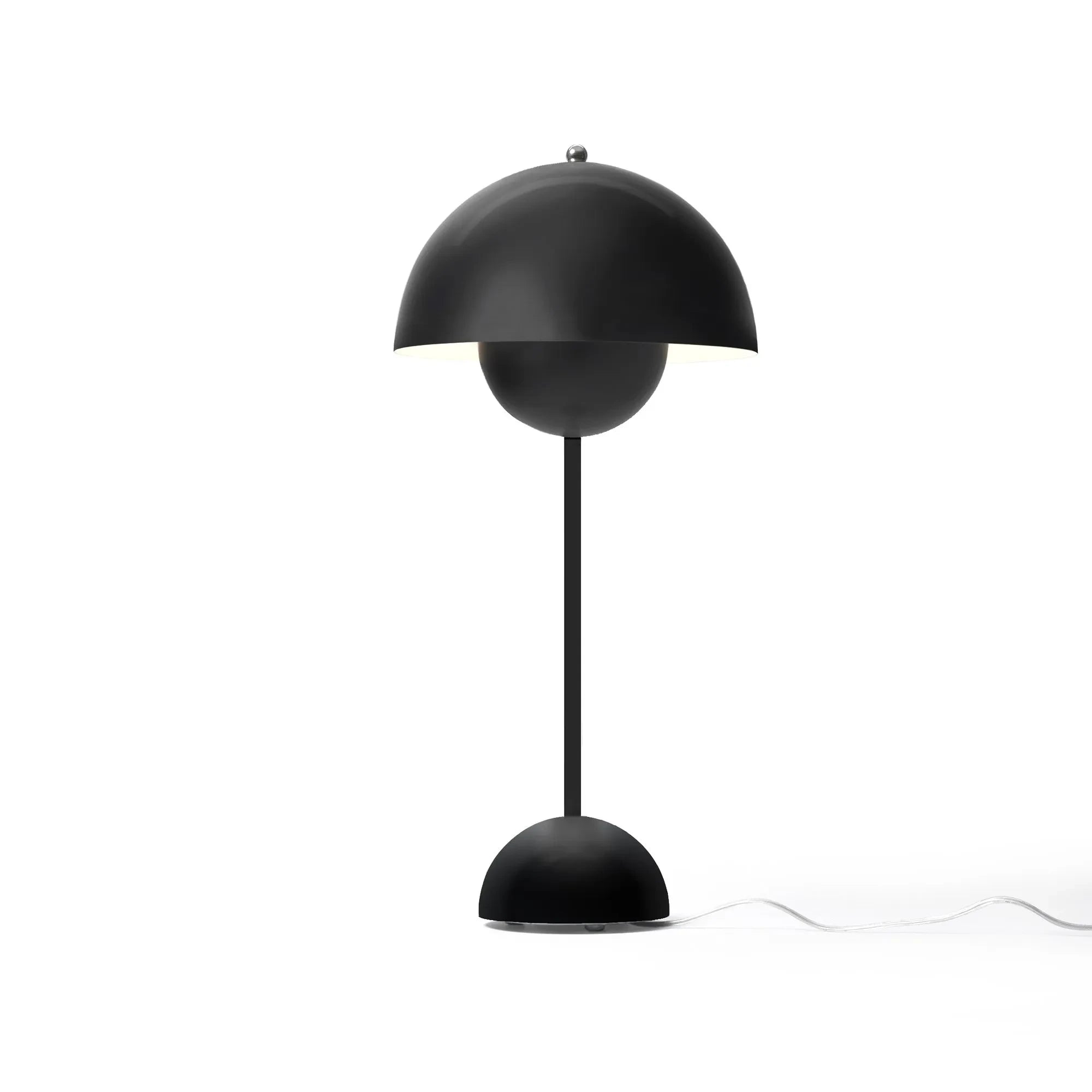 & Tradition - Lámpara de mesa Flowerpot VP3, Verner Panton, 1969 | Negro